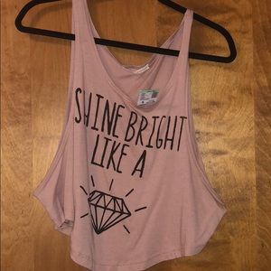 Shine bright like a diamond crop top